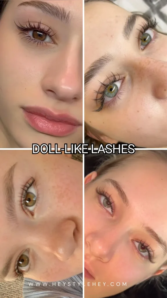 summer 2026 makeup trends - doll like lashes