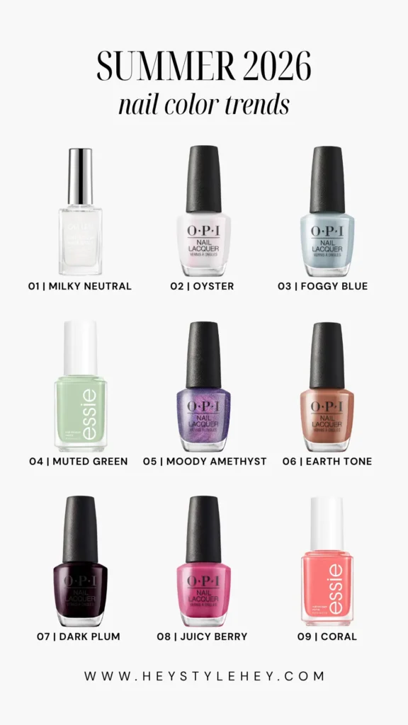 summer 2026 nail color trends
