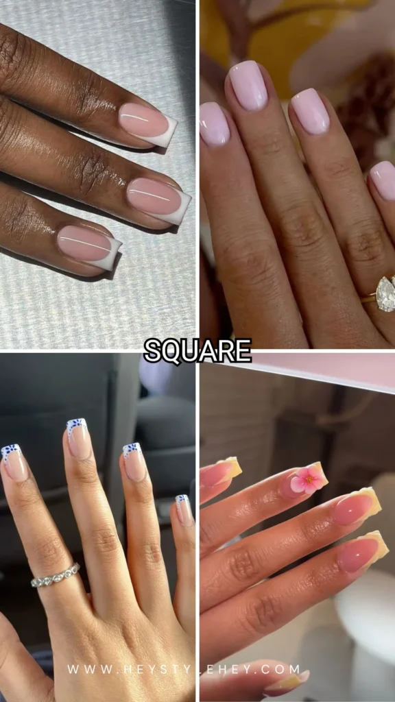 summer nail trends - square
