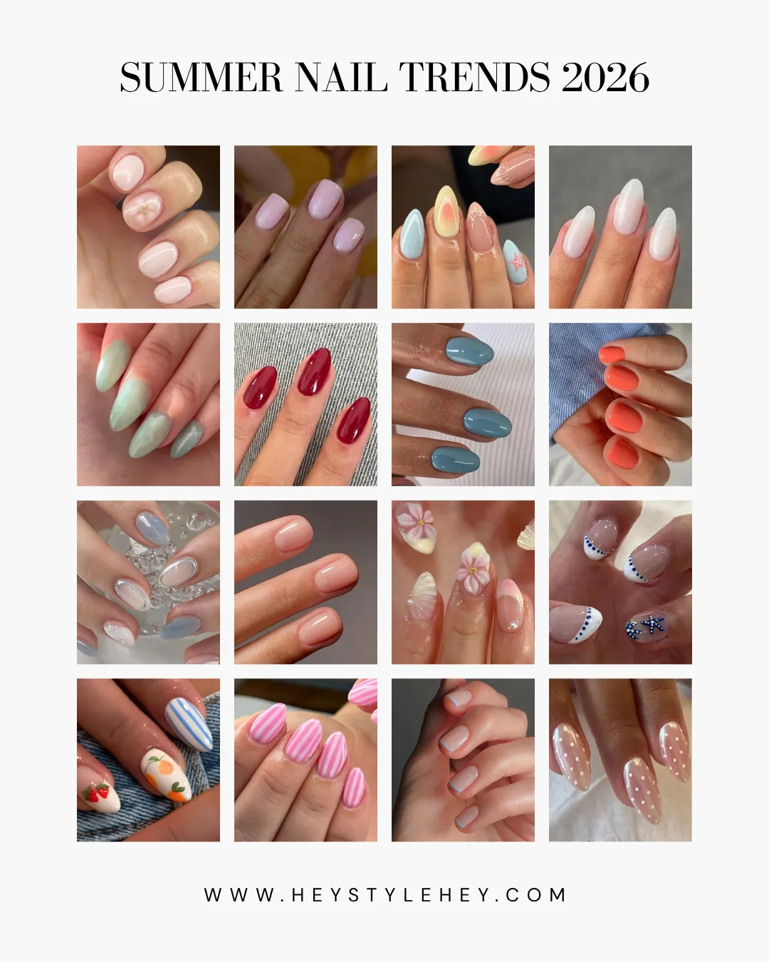Summer Nail Trends 2026: Colors, Shapes & Nail Art to Try Right Now