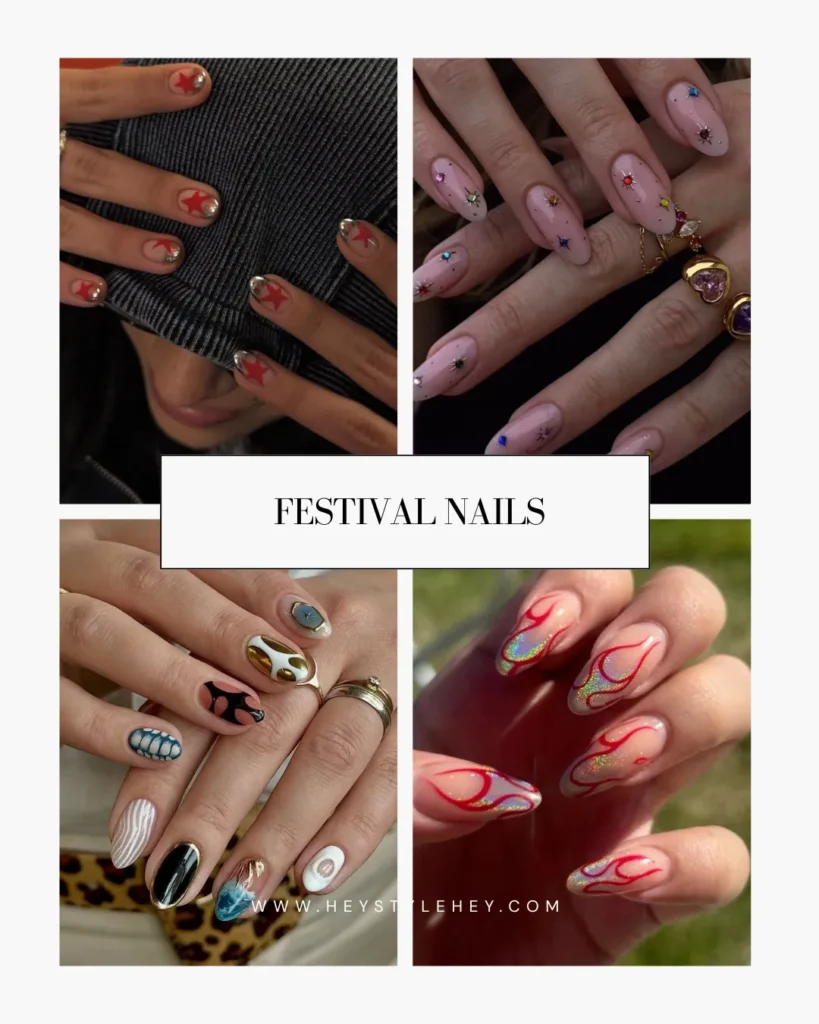festival nails