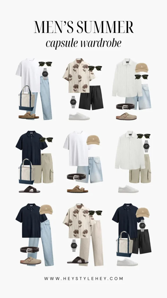 mens summer capsule wardrobe 2026