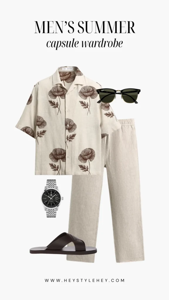 mens summer capsule wardrobe 2026
