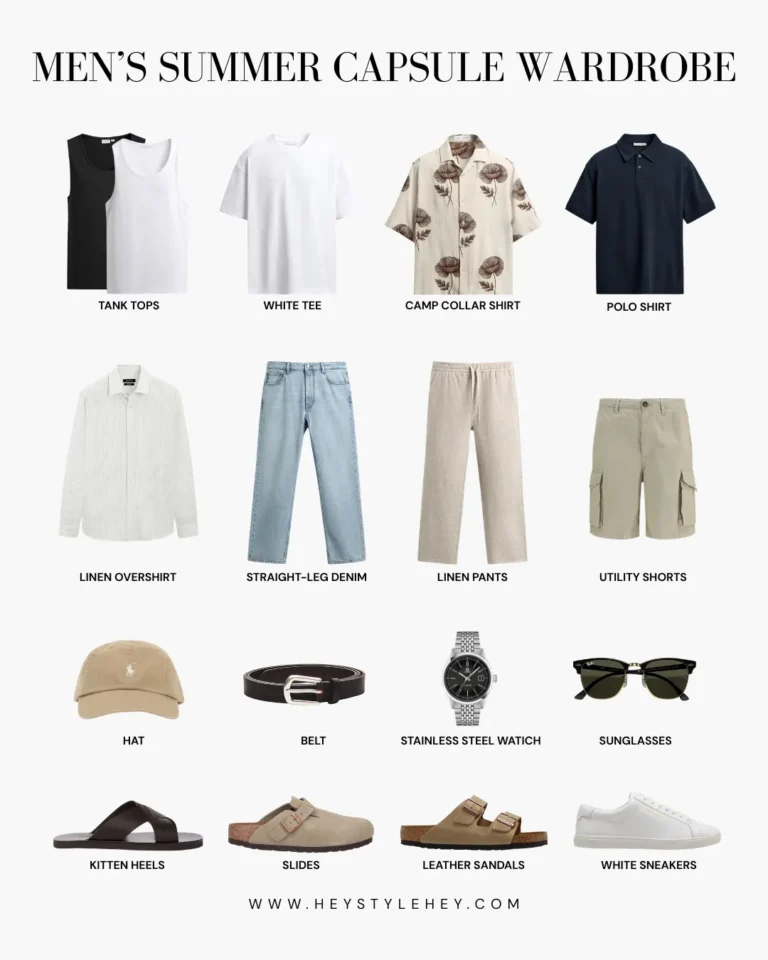mens summer capsule wardrobe 2026