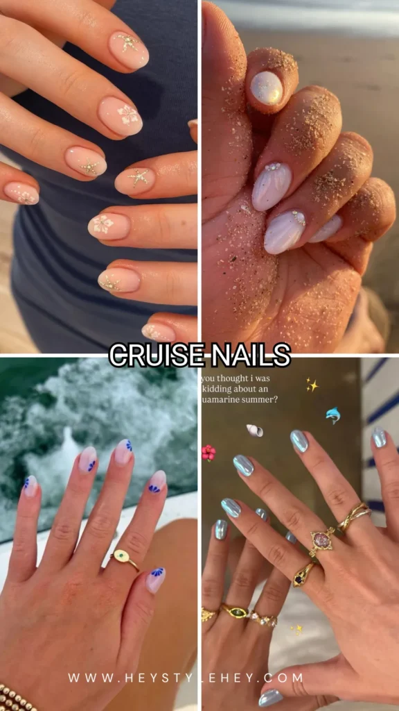 vacation nails - cruise
