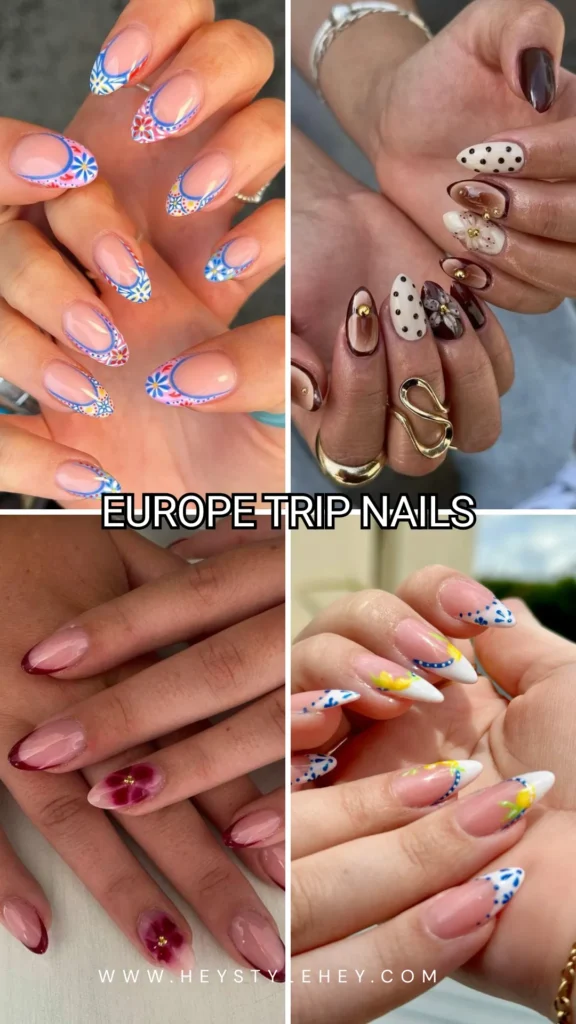 vacation nails - Europe trip