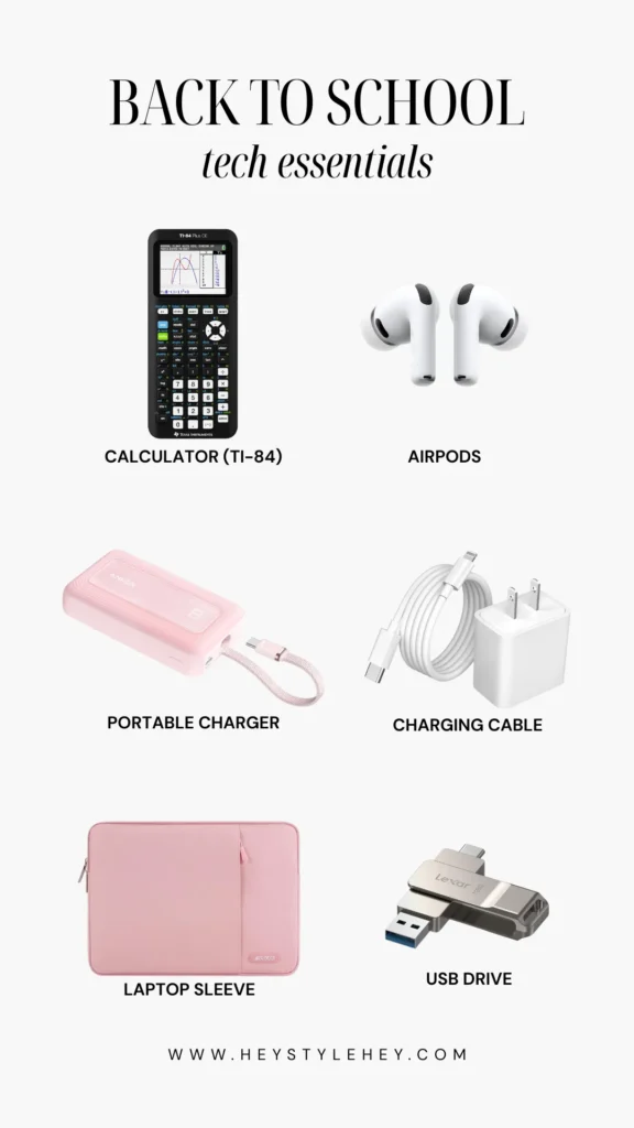 back to school essentials - tech