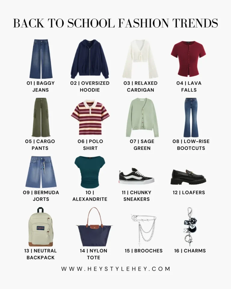 back to school fashion trends 2026