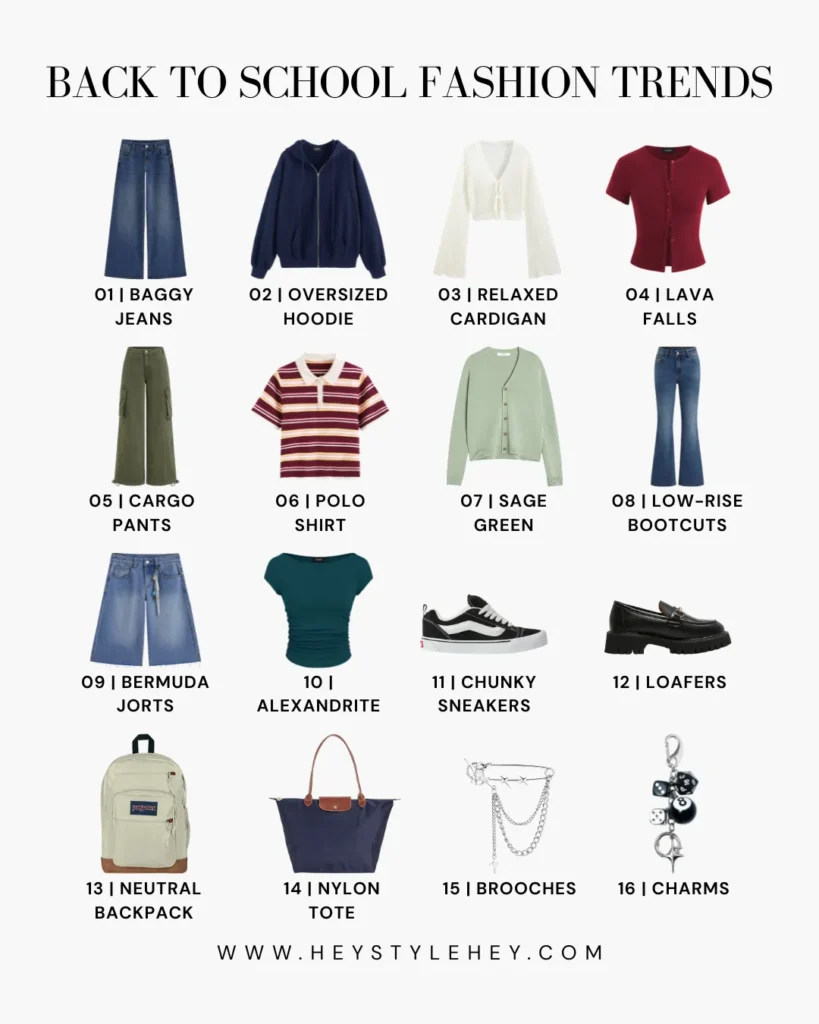 back to school fashion trends 2026