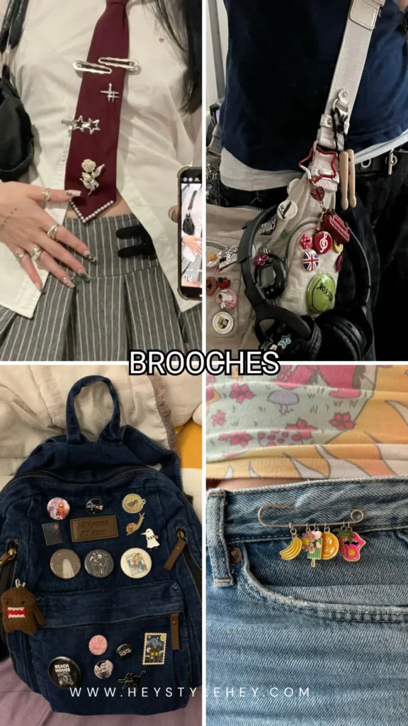 back to school fashion trends - brooches