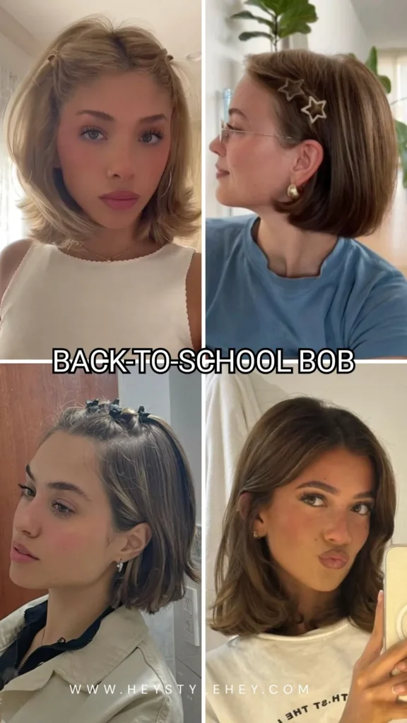 back to school hair trends 2026 - bob
