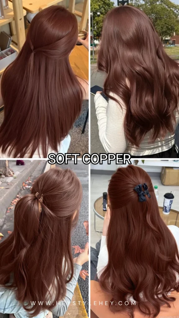 back to school hair trends 2026 - soft copper