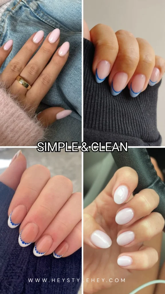 back to school nails - simple