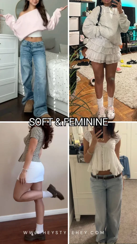 back to school outfits - soft & feminine