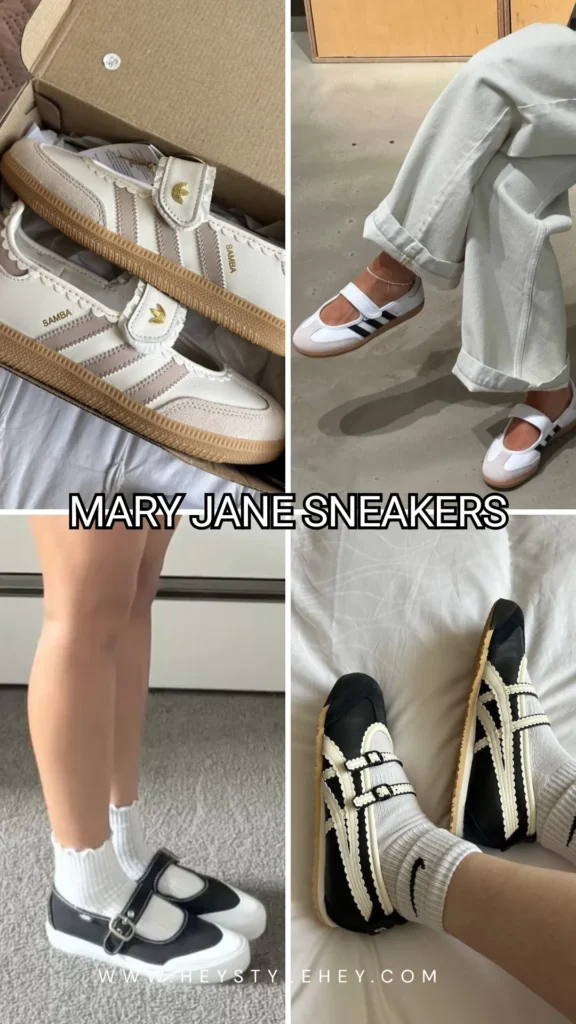 back to school shoe trends - Mary Jane sneakers