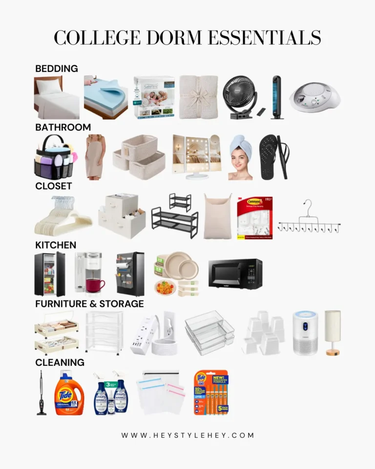 college dorm essentials