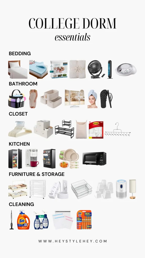 college dorm essentials