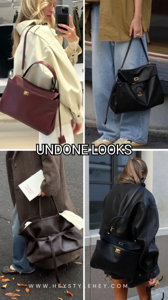 fall 2026 bag trends - undone look