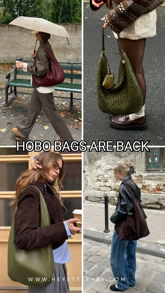 fall 2026 bag trends - hobo bags