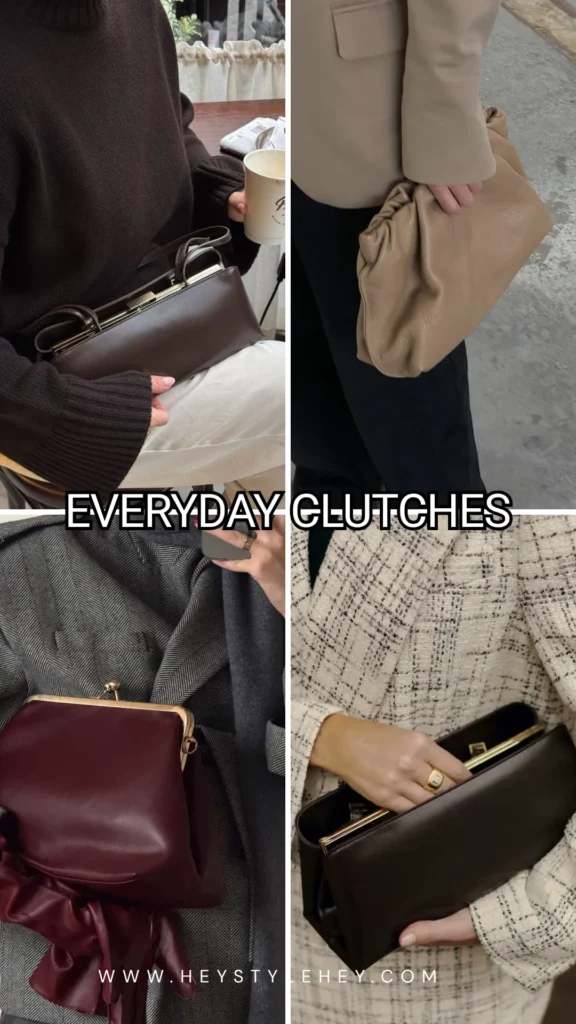 fall 2026 bag trends - everyday clutches