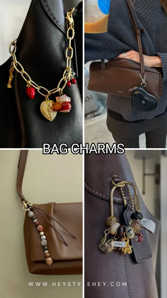 fall 2026 bag trends - bag charms