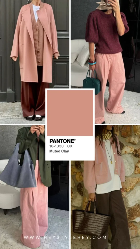 fall 2026 color trends - muted clay
