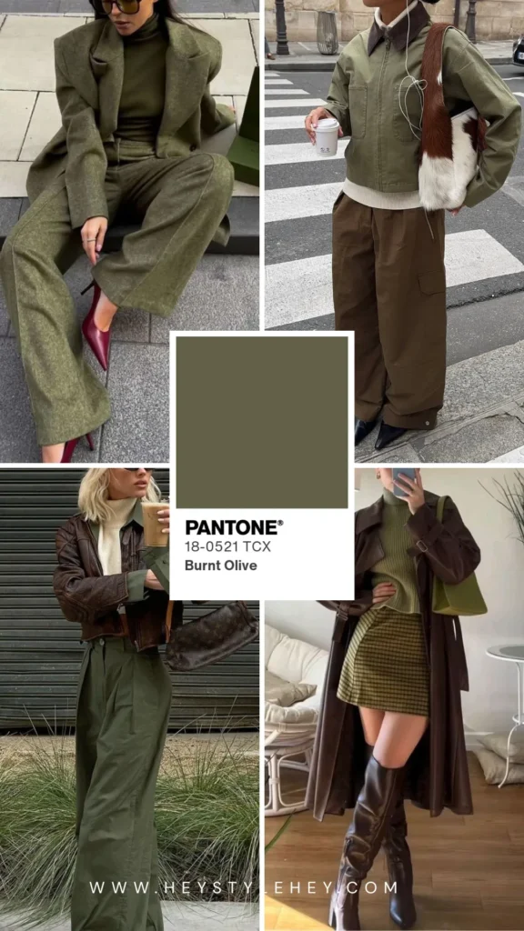 fall 2026 color trends - burnt olive