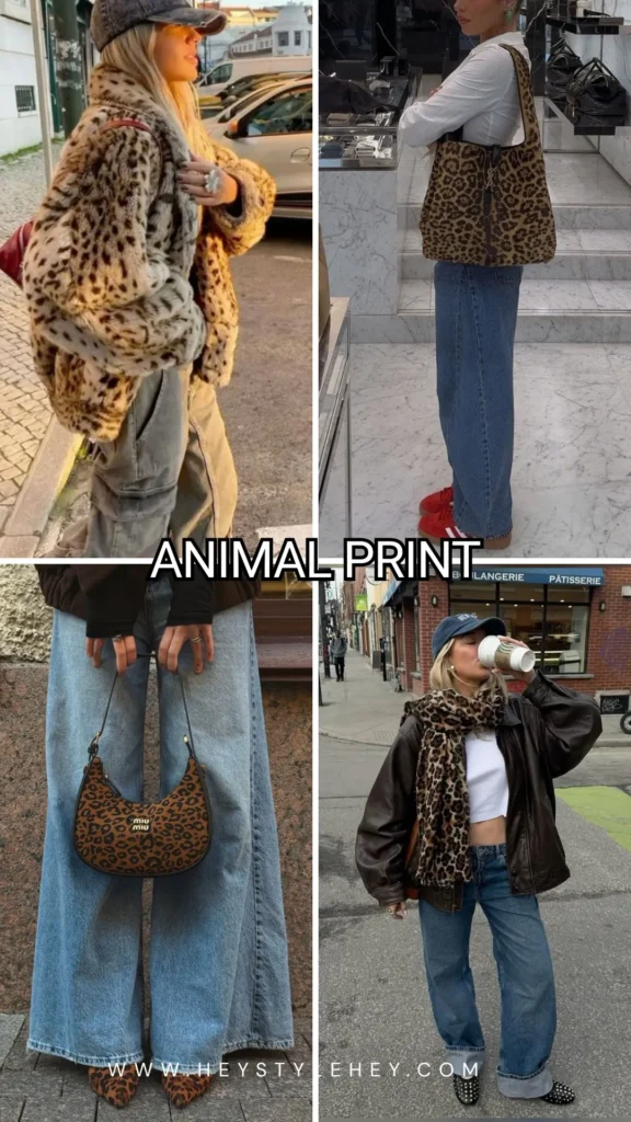 fall 2026 fashion trend - animal print