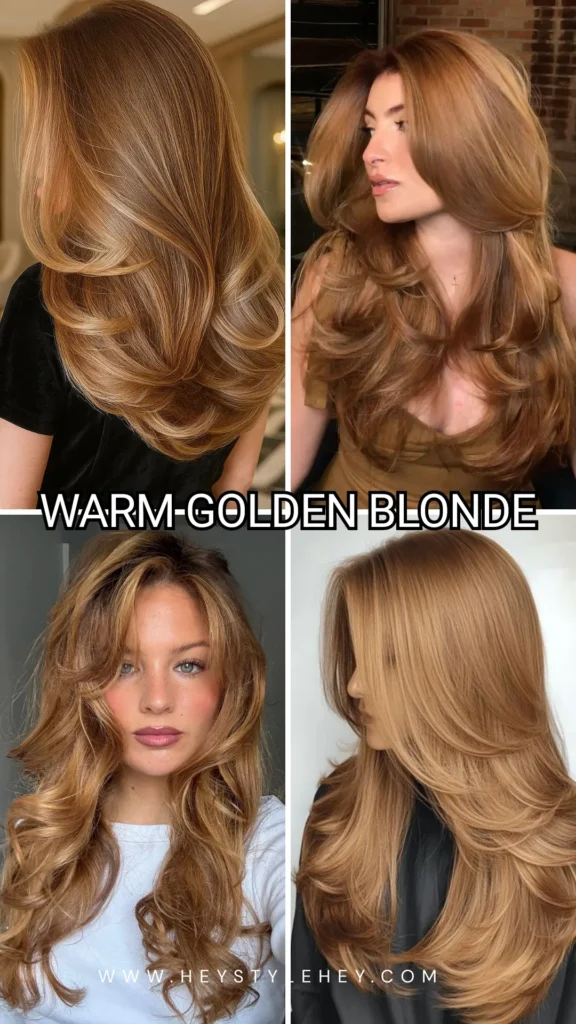 fall 2026 hair trends - warm golden blonde