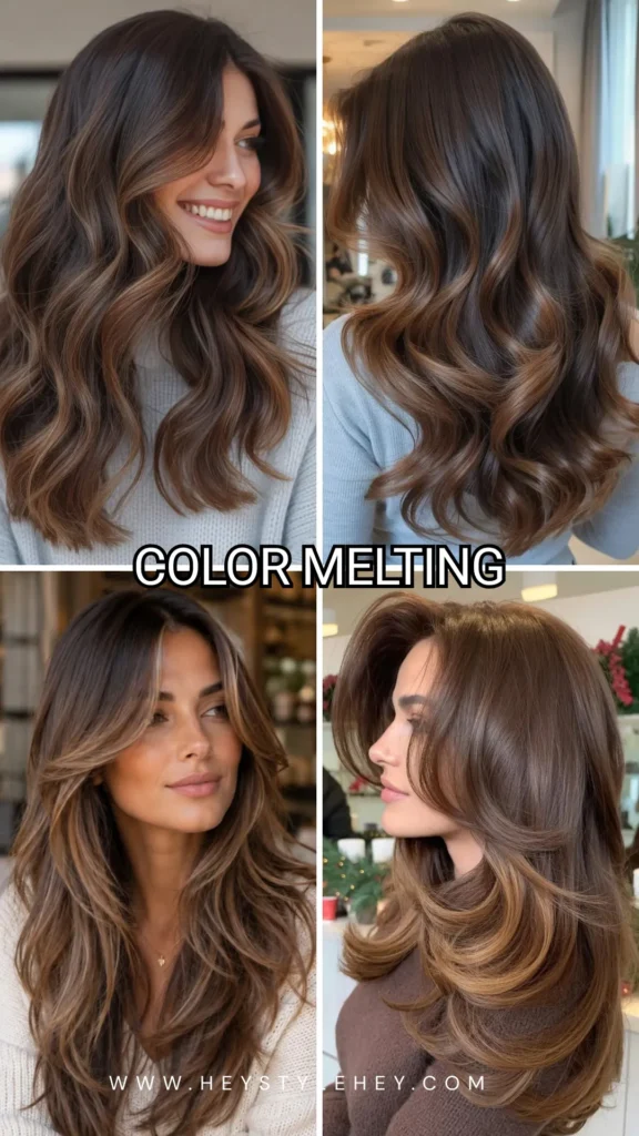 fall 2026 hair trends - color melting