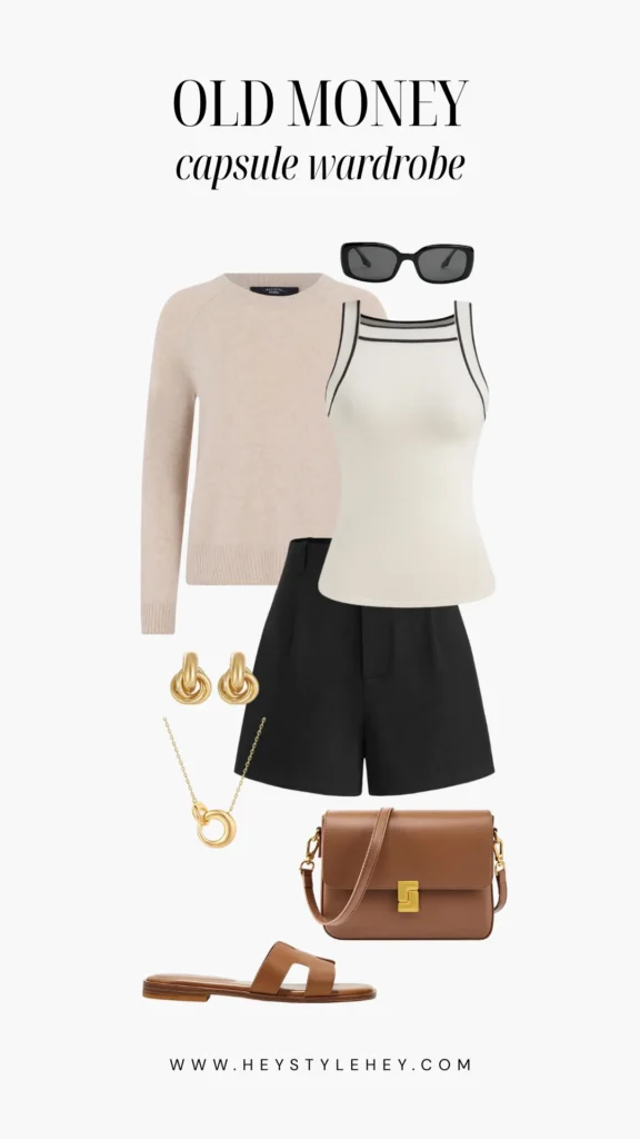 old money capsule wardrobe