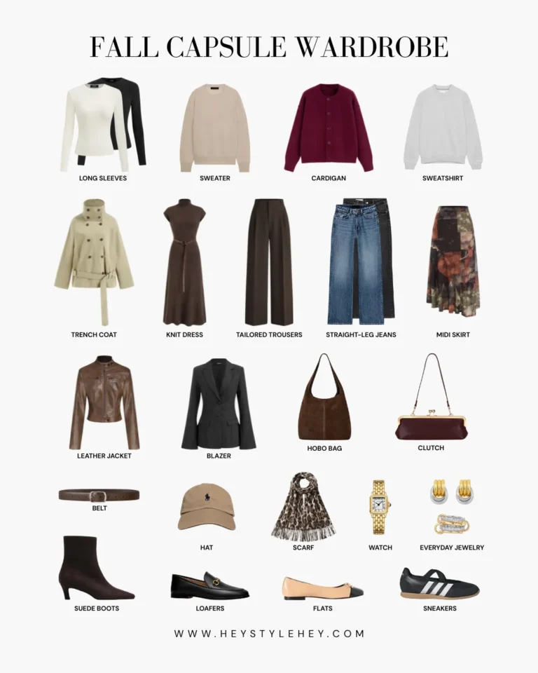fall 2026 capsule wardrobe