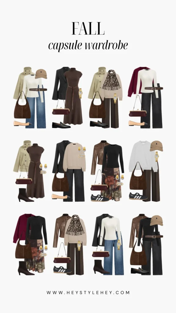 fall 2026 capsule wardrobe