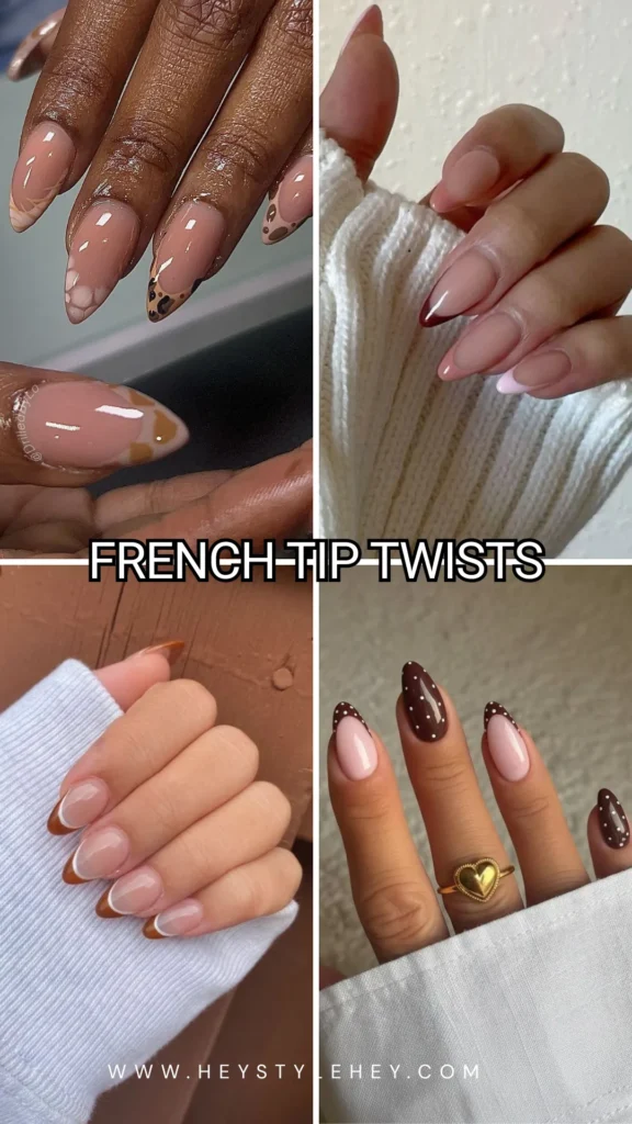fall almond nails