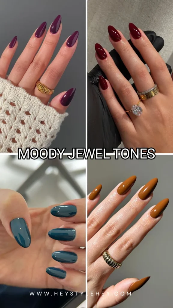 fall almond nails