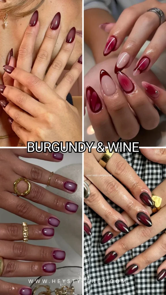 fall aura nails