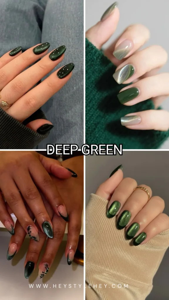 fall cat eye nails