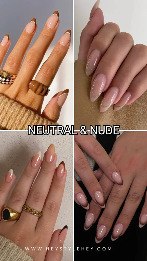 fall French tips