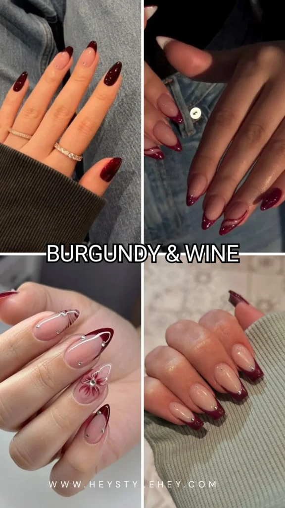 fall French tips