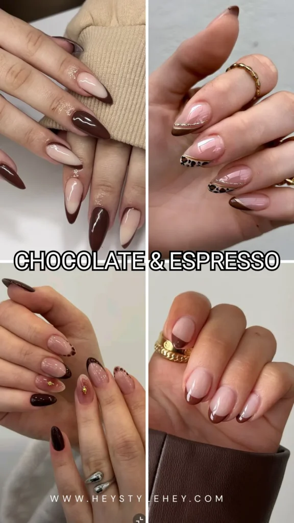 fall French tips
