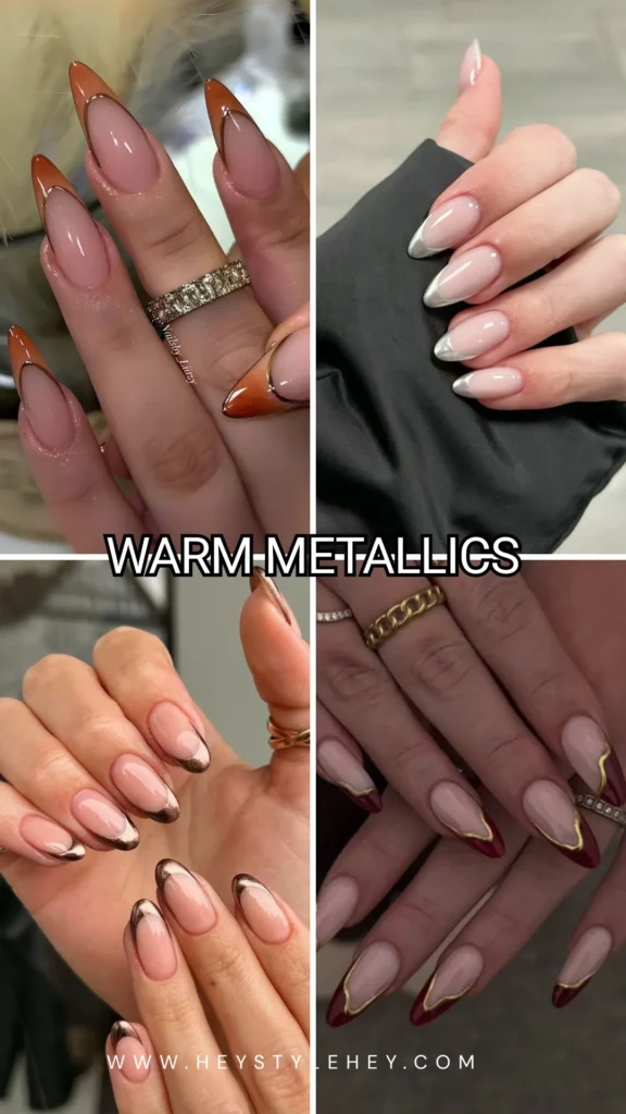 fall French tips