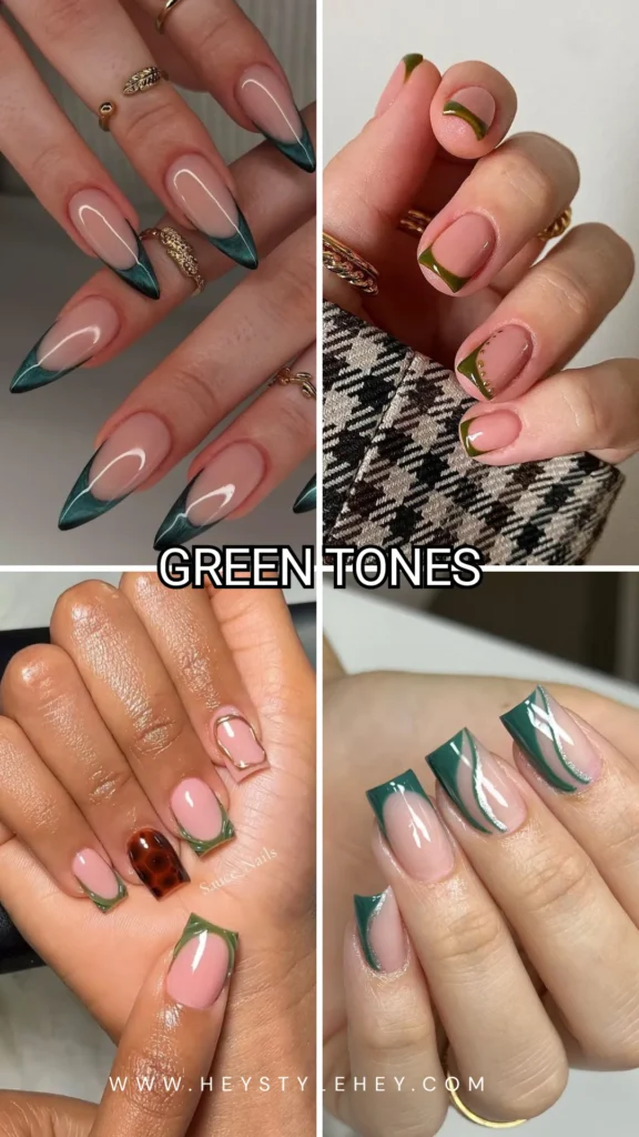 fall French tips