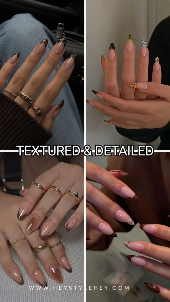 fall French tips
