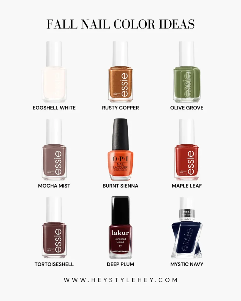 fall nail colors