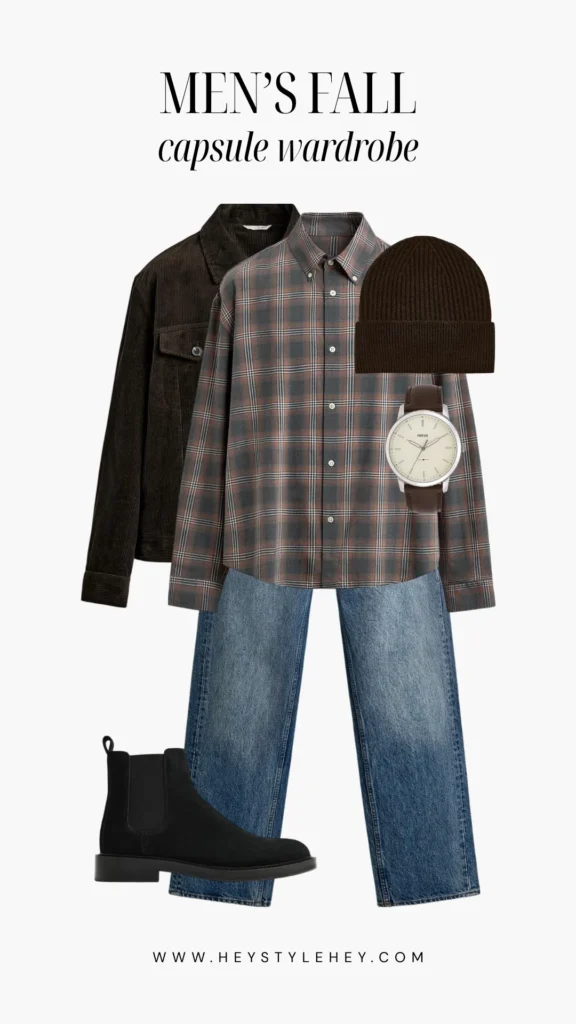 mens fall 2026 capsule wardrobe