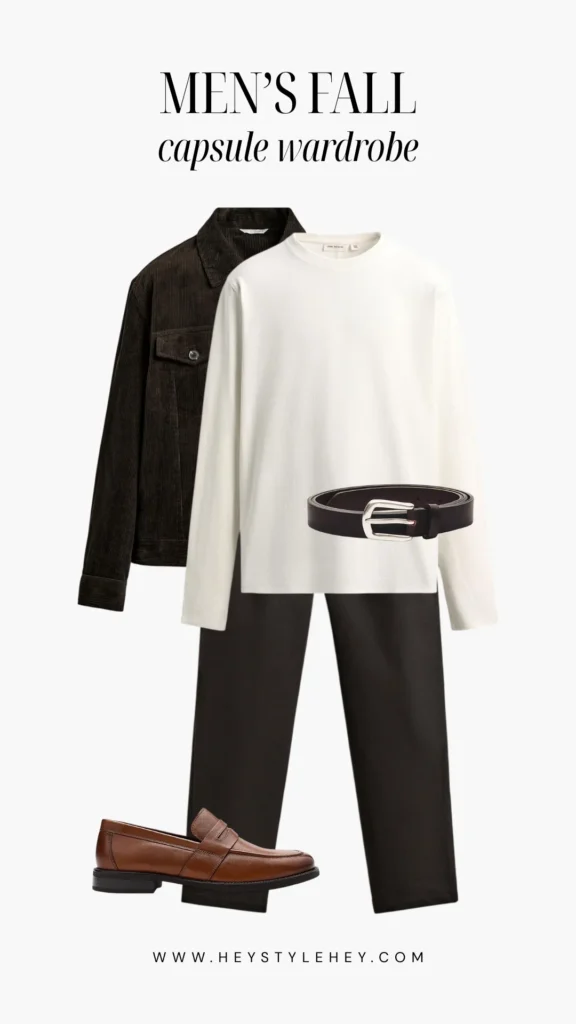 mens fall 2026 capsule wardrobe