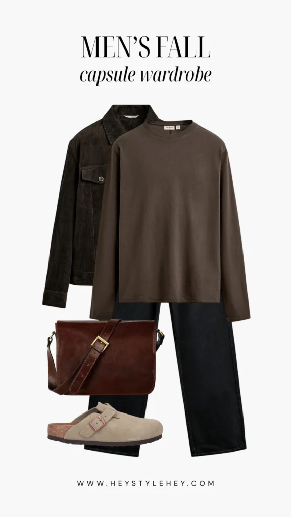 mens fall 2026 capsule wardrobe