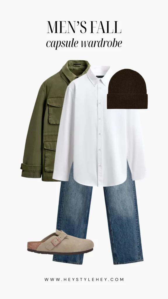 mens fall 2026 capsule wardrobe