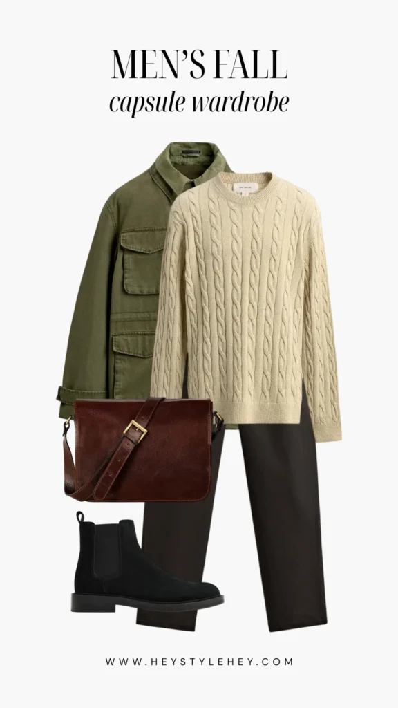 mens fall 2026 capsule wardrobe