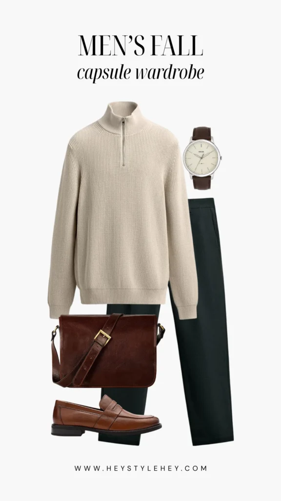 mens fall 2026 capsule wardrobe
